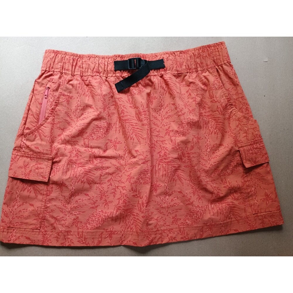Aspen Women’s Hiking Skirt Mini, Quick Dry, Size XL, Floral Outdoors Orange